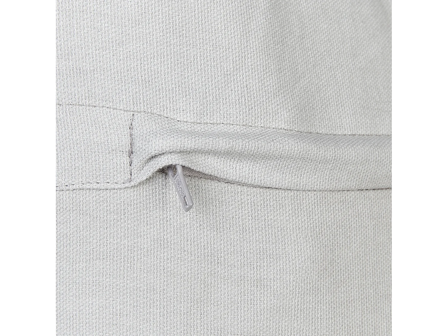 Set di 2 cuscini OCOTEA Cotone 45 x 45 cm Grigio Tinta unita