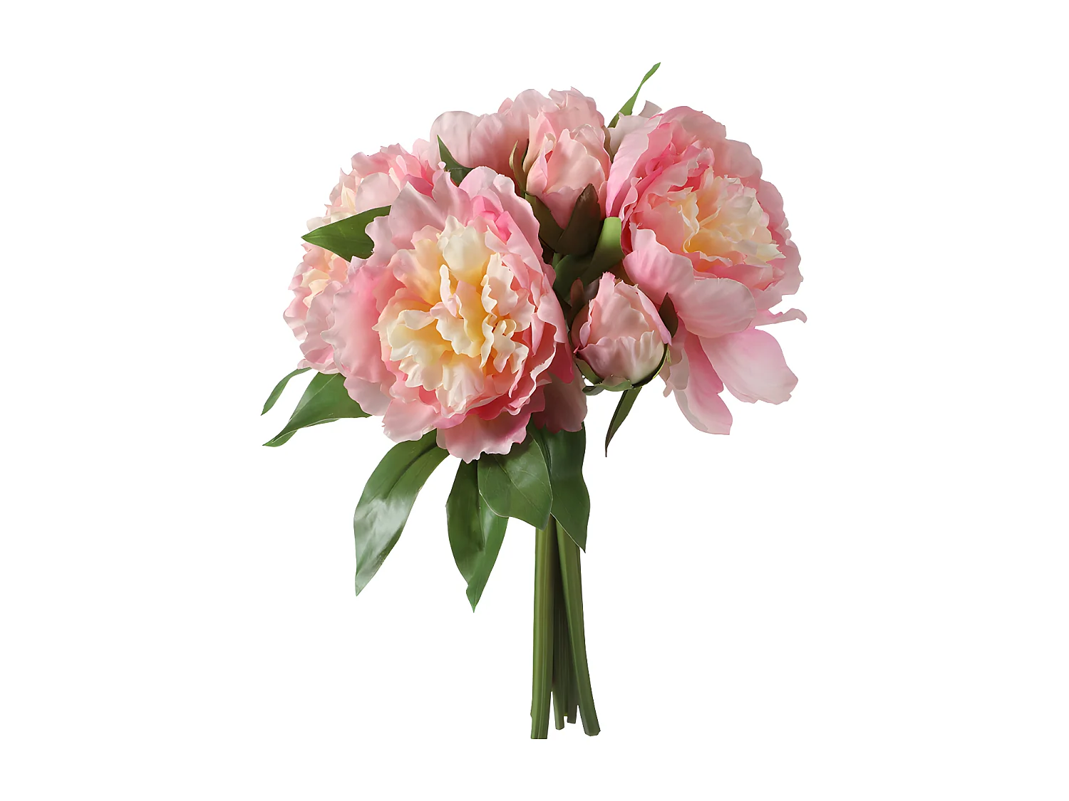 Bouquet de Pivoines - Rouge / 28 cm