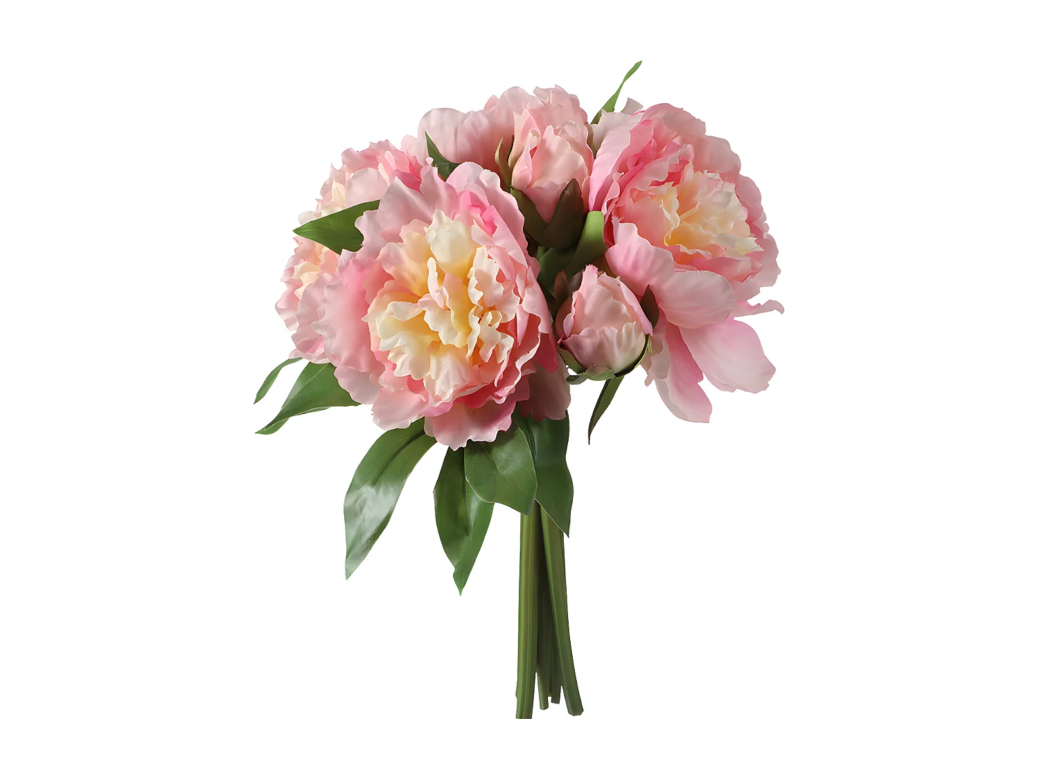 Bouquet de Pivoines - Rouge / 28 cm