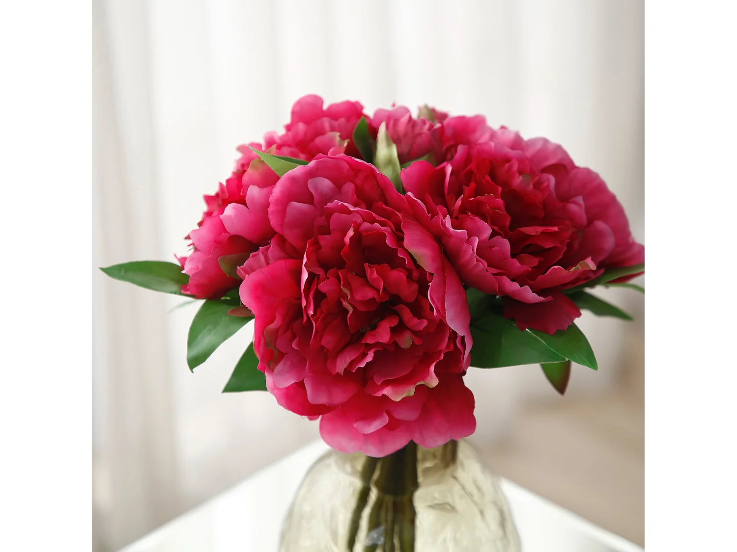 Bouquet de Pivoines - Rose / 28 cm