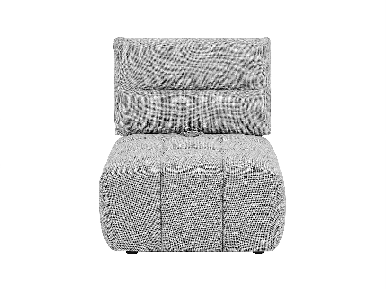 Poltrona con schienale avanti-indietro in Tessuto testurizzato Grigio - APOLIU