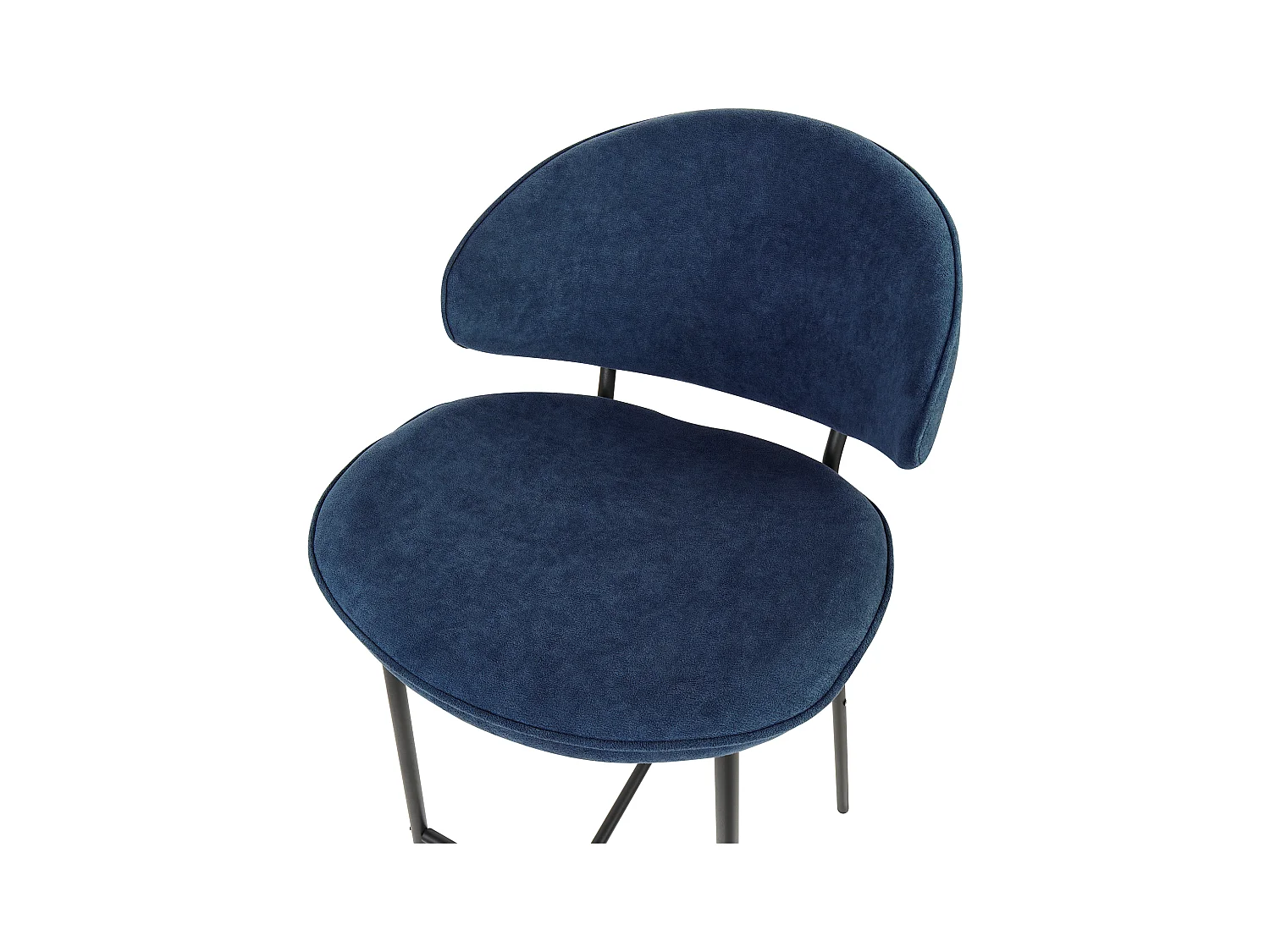 Set van 2 barstoelen KIANA Marineblauw