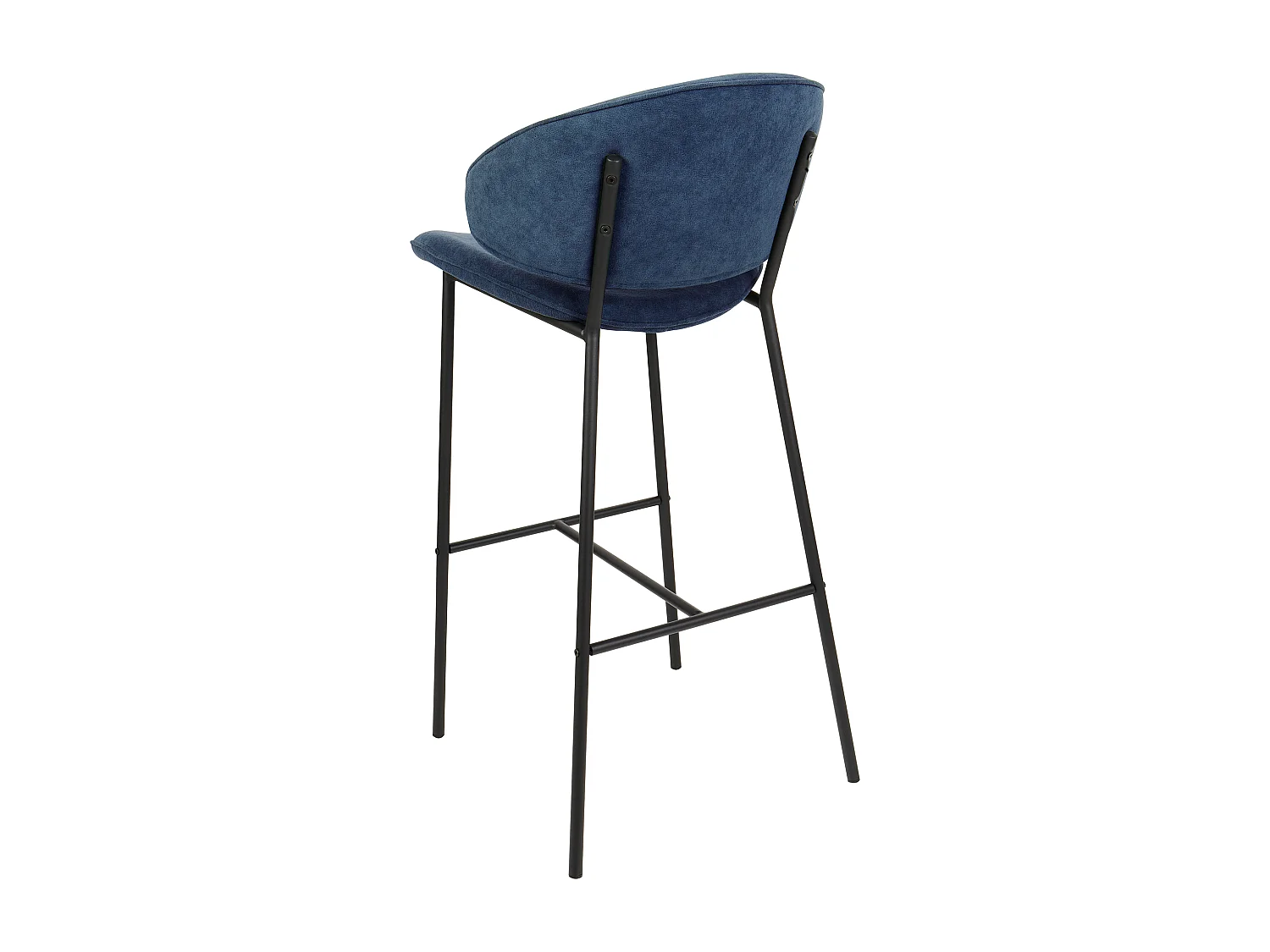 Set mit 2 Barstühlen KIANA Marineblau