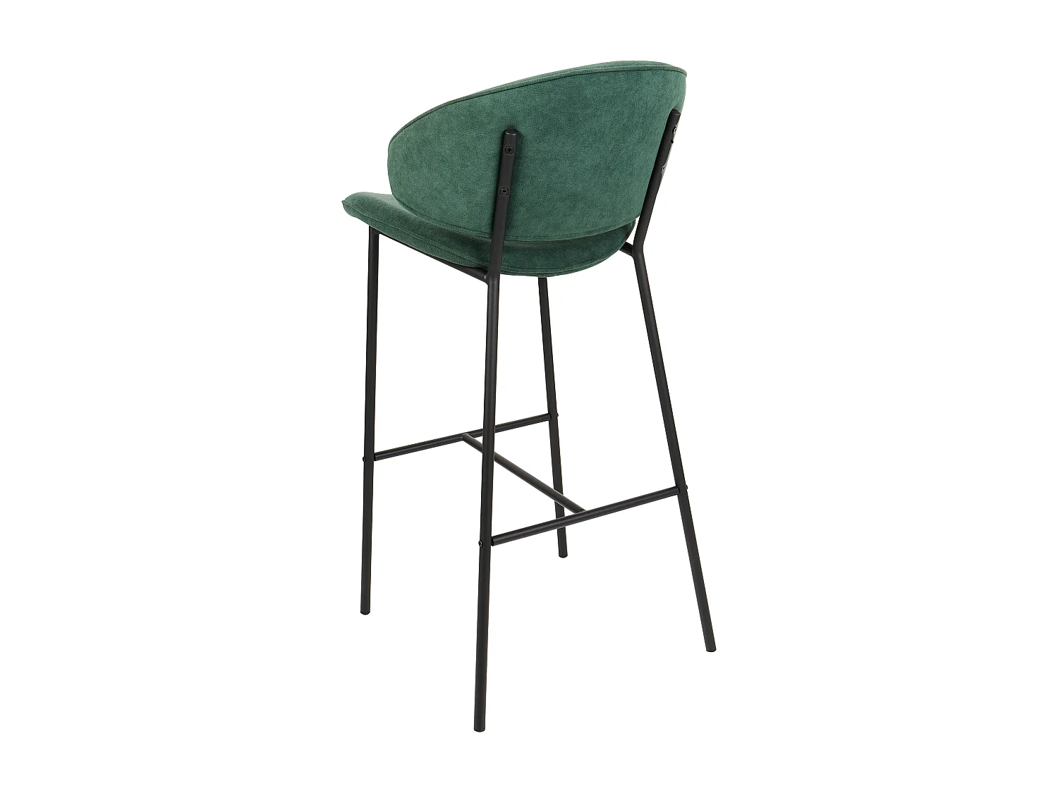 Set di 2 sedie alte KIANA Verde scuro