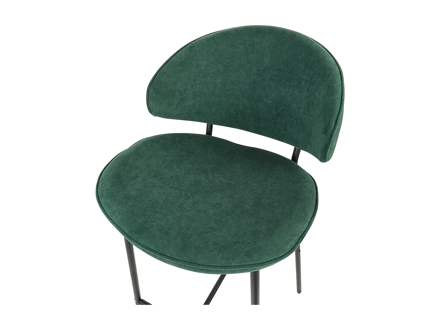 Set di 2 sedie alte KIANA Verde scuro