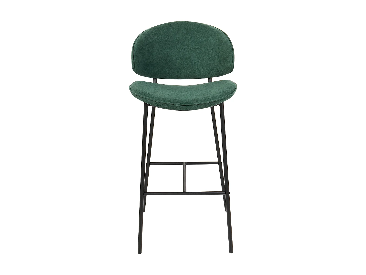 Lot de 2 chaises de bar KIANA Vert foncé