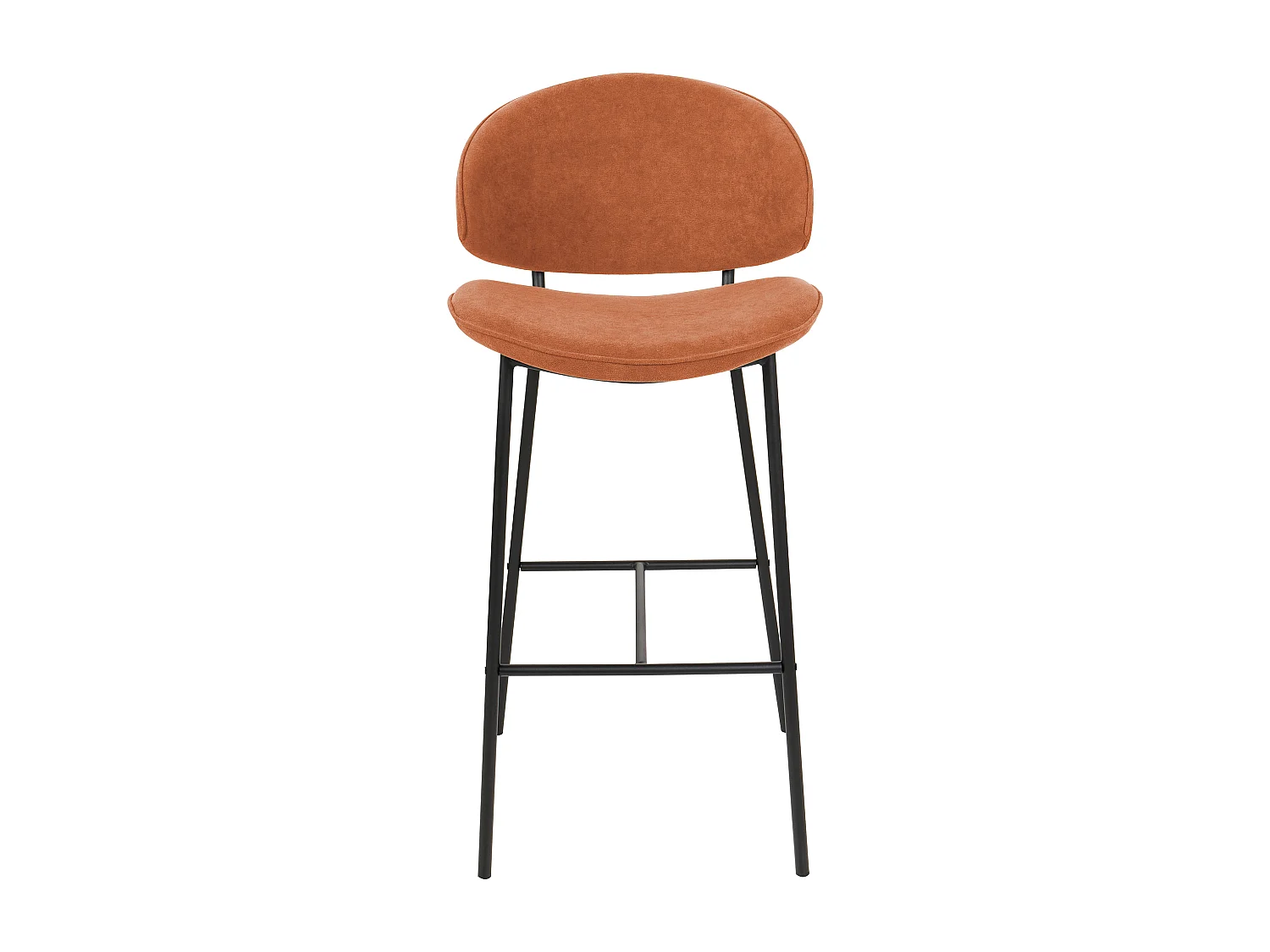 Lot de 2 chaises de bar KIANA Orange