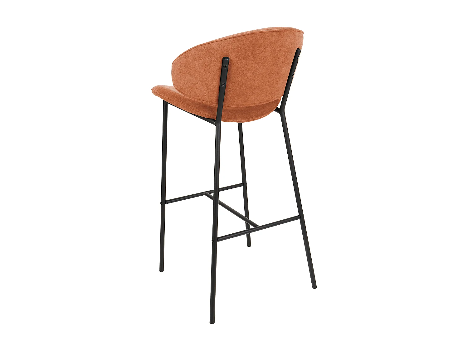 Lot de 2 chaises de bar KIANA Orange