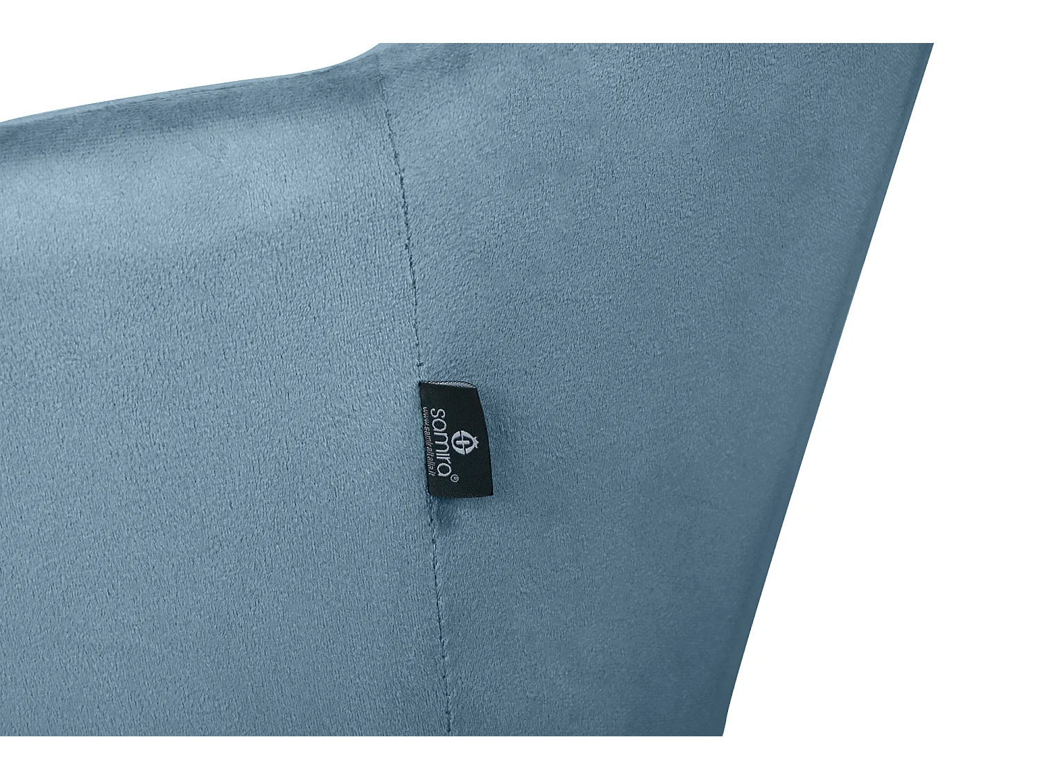 Poltrona ufficio regolabile in altezza in velluto carta da zucchero, poltrona girevole mod. Louise