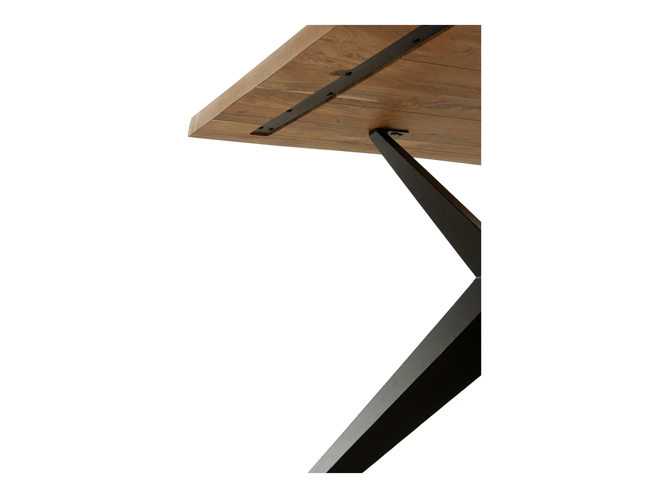 Table en bois massif d'acacia 200x100