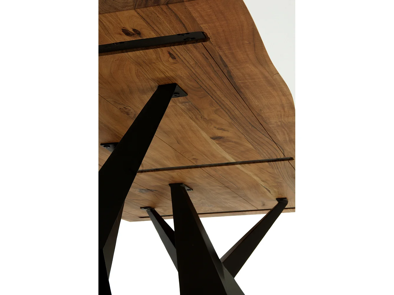 Table en bois massif d'acacia 200x100