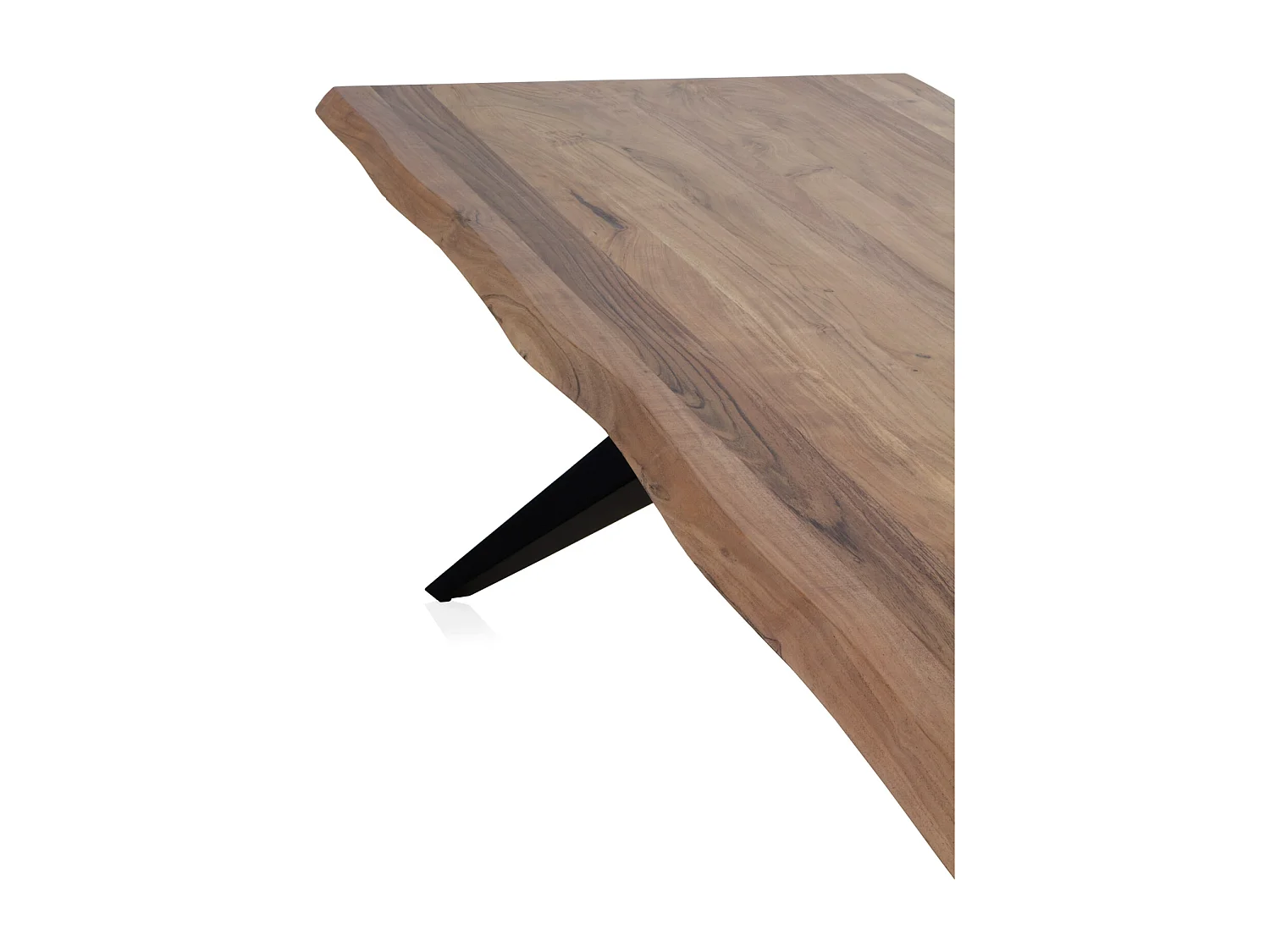 Tavolo in legno massiccio di acacia 200x100