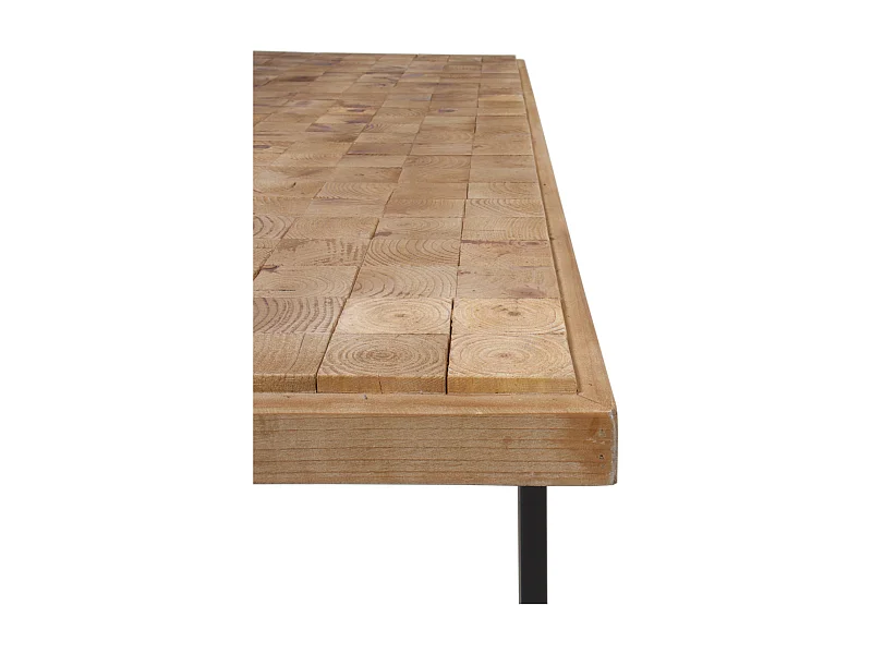 Mesa em painel de fibras de média densidade com tampo em contraplacado de abeto 182x90 cm