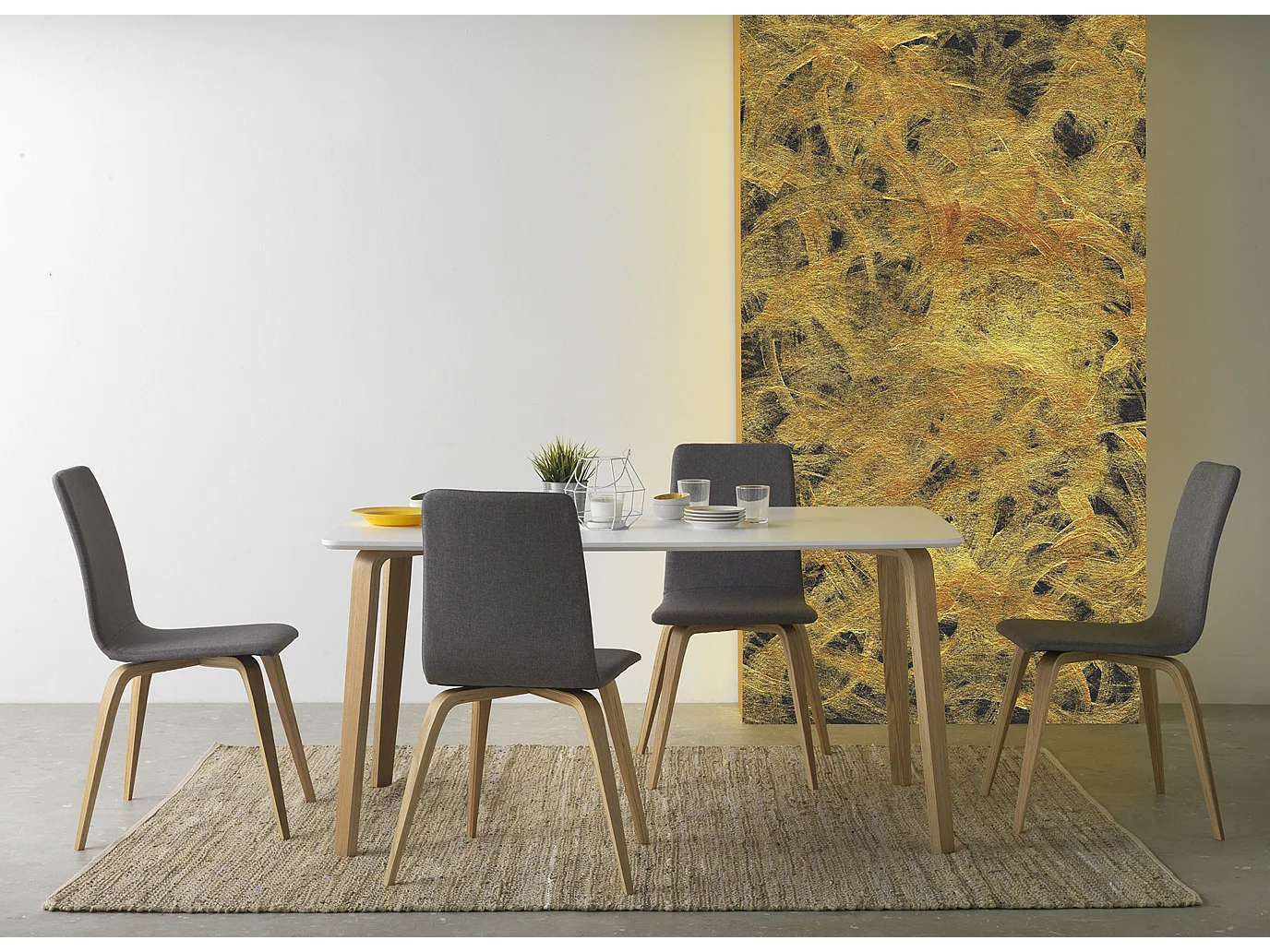 Tisch aus MDF-Platte 150 x 90 cm