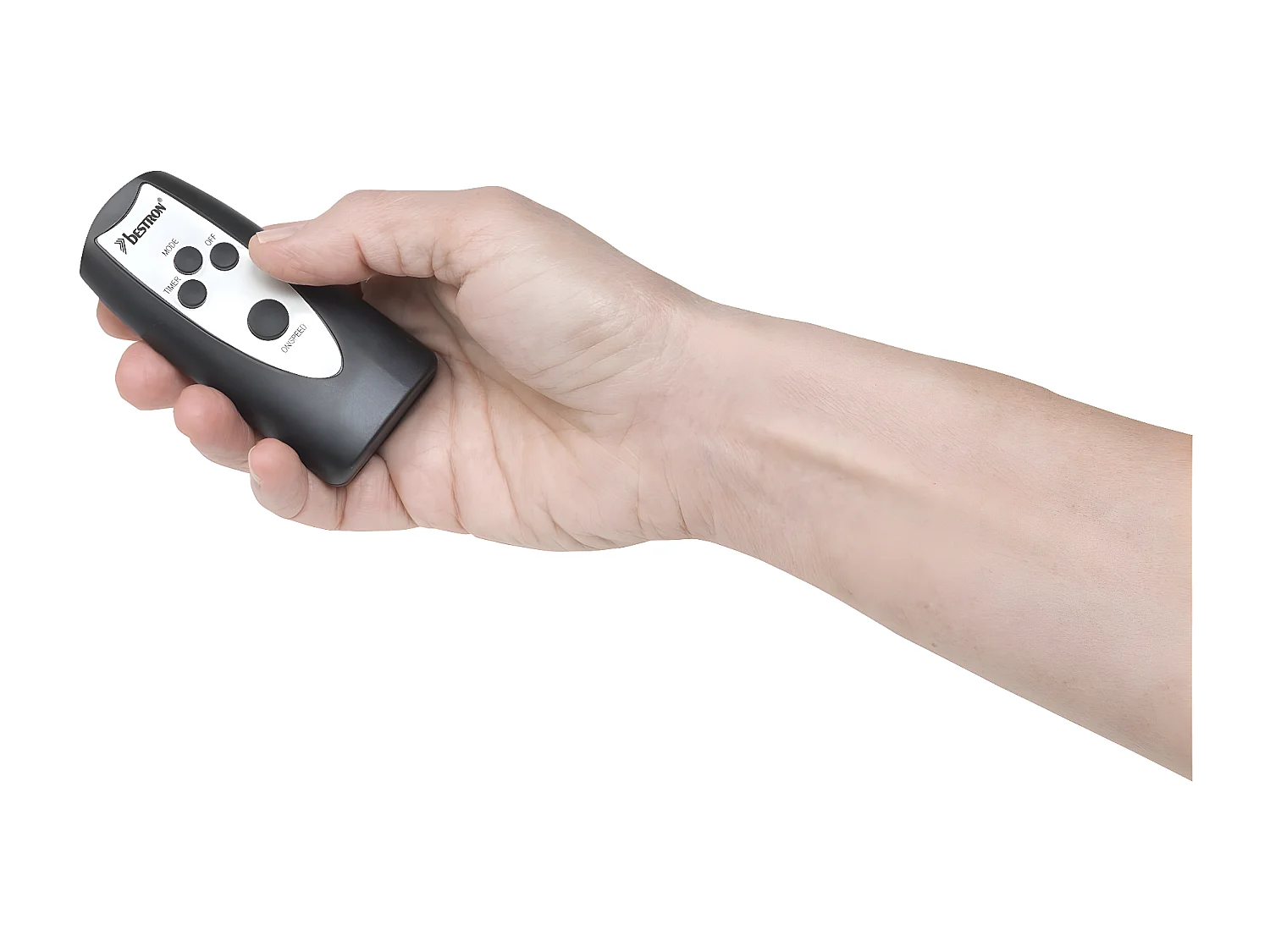 Bestron Ventilateur sur pied 45cm 45w noir avec télécommande - asv45zr