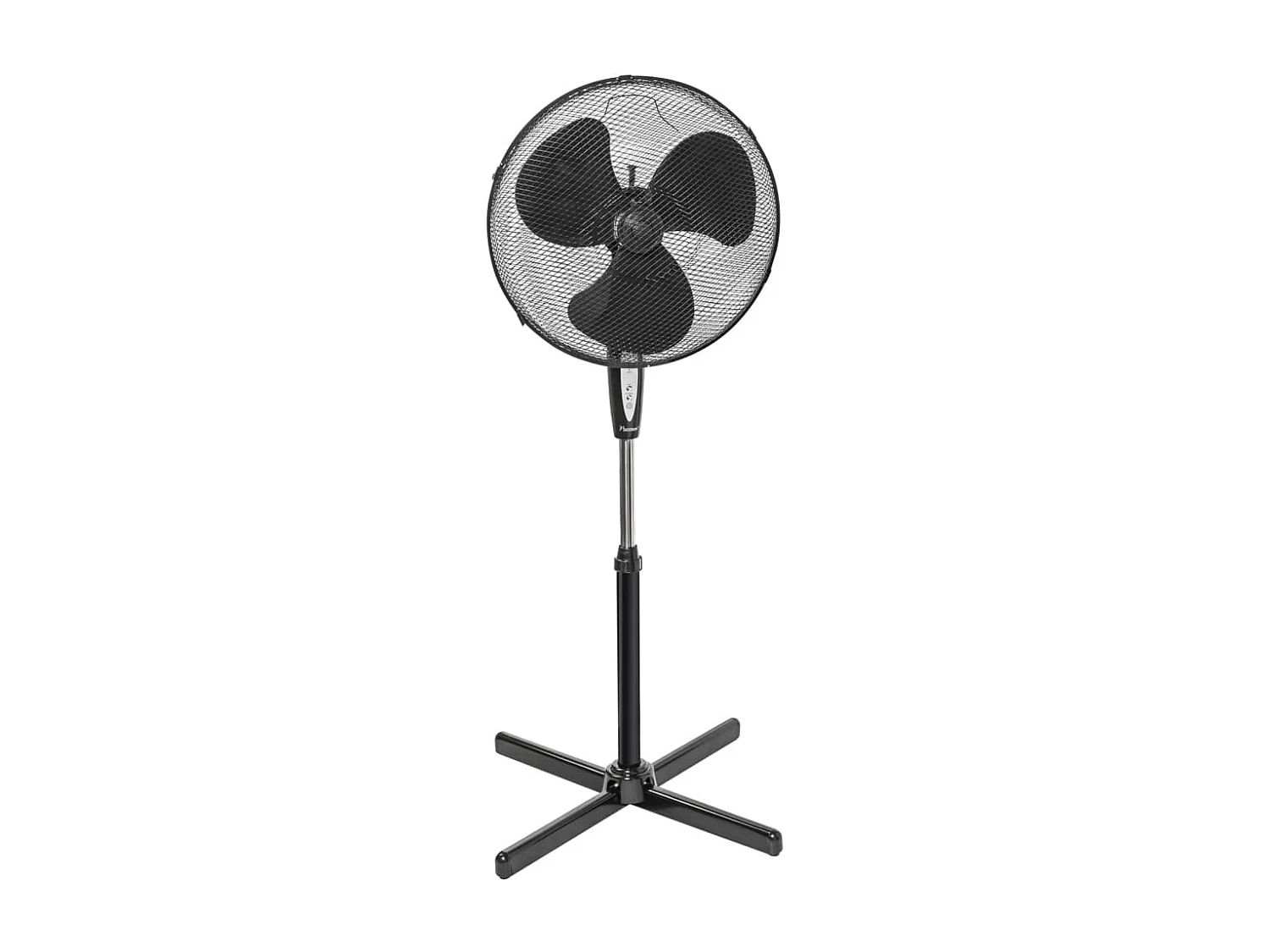 Staande ventilator + afstandbediening 45 cm 45 W zwart ASV45ZR