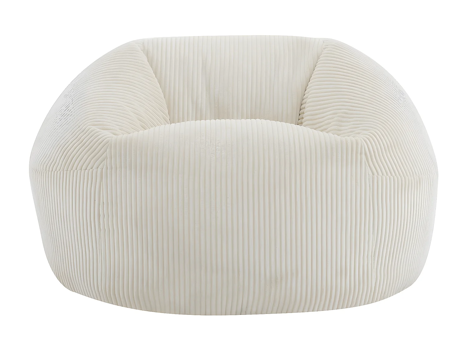Cord-Hocker "Cusco" - 80 x 74 x 49 cm - Beige