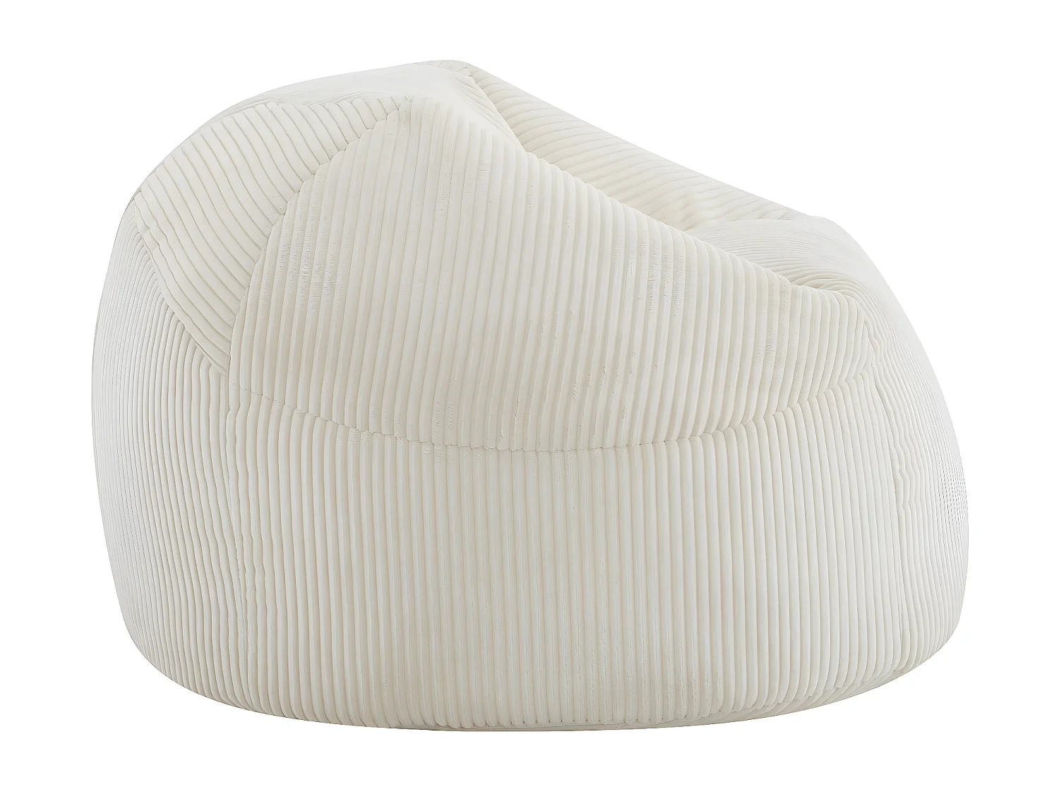 Cord-Hocker "Cusco" - 80 x 74 x 49 cm - Beige