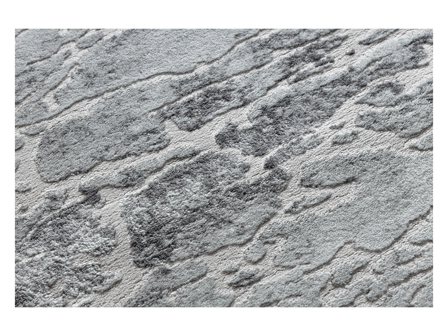 Tapijt MEFE modern Rond , 6182 Beton - Structureel, twee poolhoogte ,  cercle 200 cm