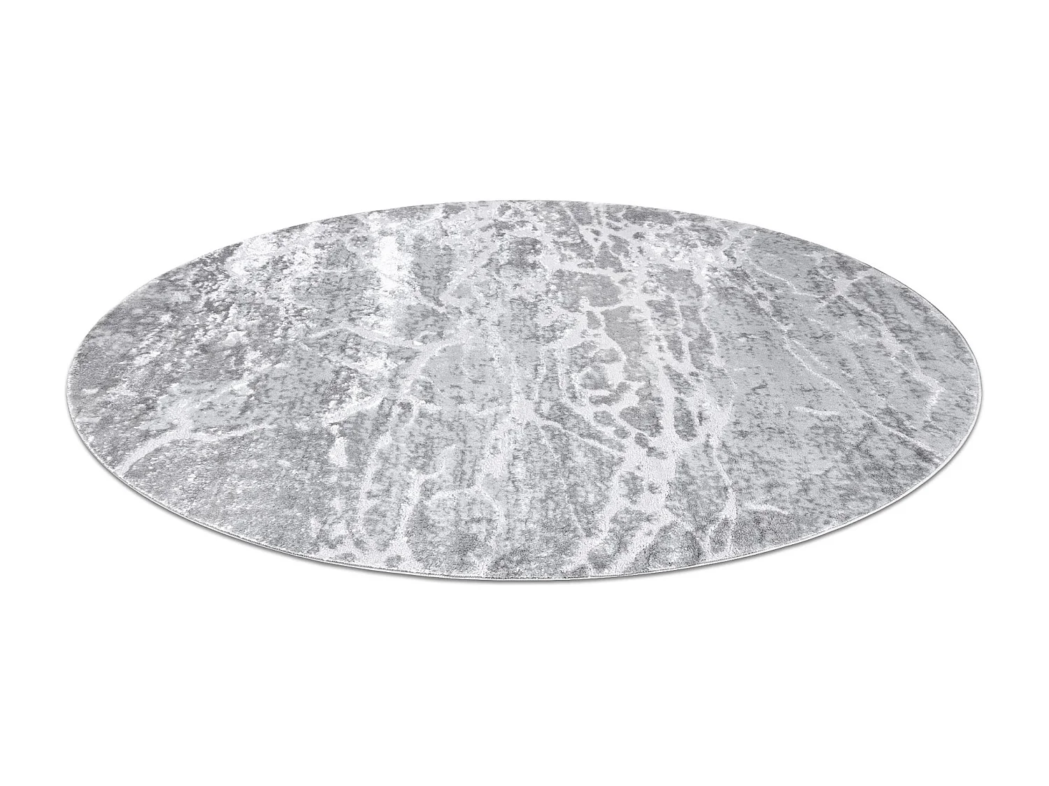 Dywan MEFE nowoczesny  Koło 6182 Beton - Strukturalny, dwa poziomy ru cercle 120 cm