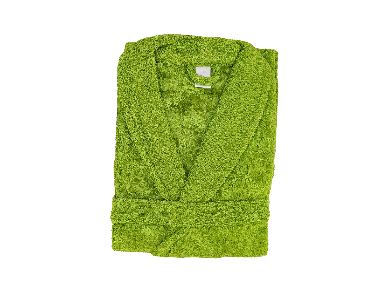 Peignoir col châle adulte ALPHA coton taille M vert pistache