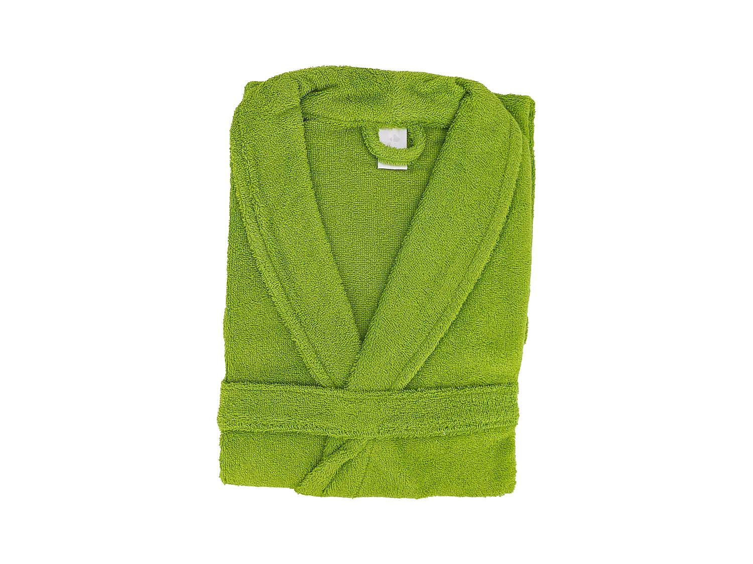 Peignoir col châle adulte ALPHA coton taille S vert pistache