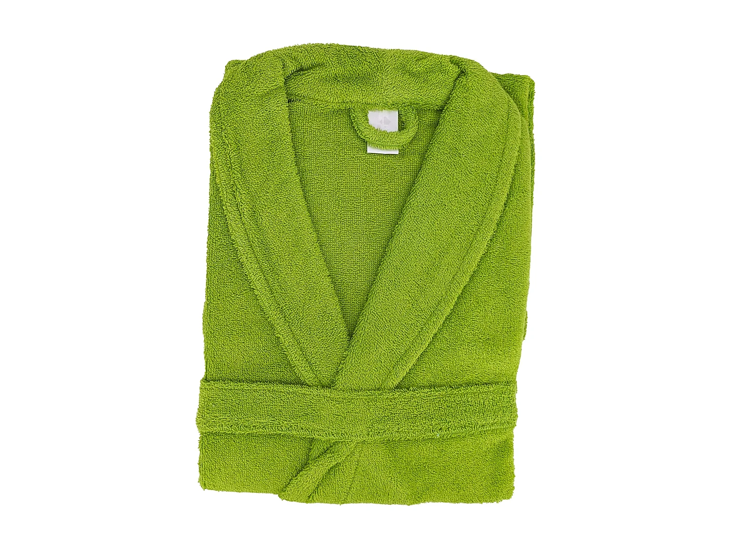 Peignoir col châle adulte ALPHA coton taille S vert pistache