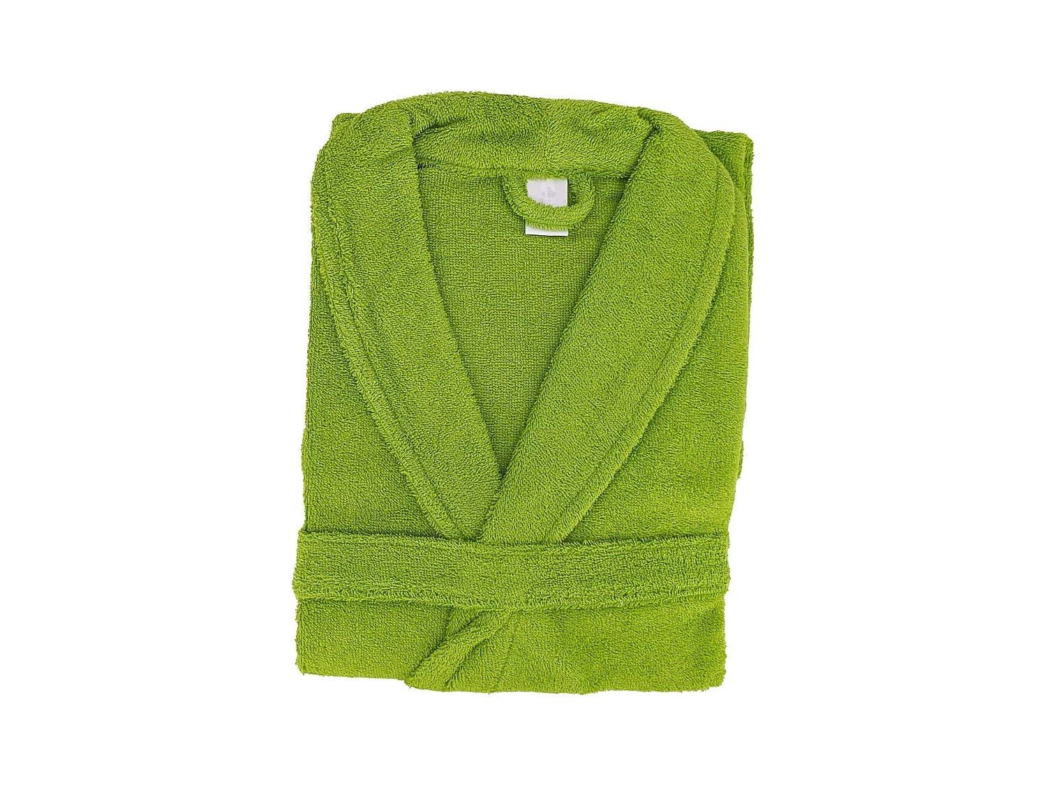 Peignoir col châle adulte ALPHA coton taille L vert pistache