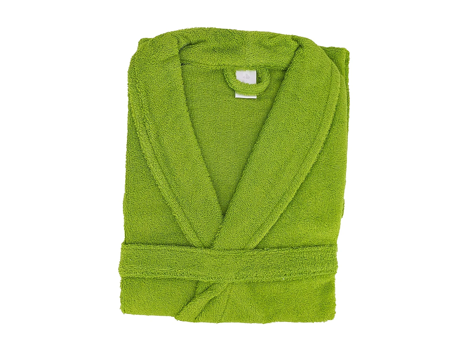 Peignoir col châle adulte ALPHA coton taille XL vert pistache