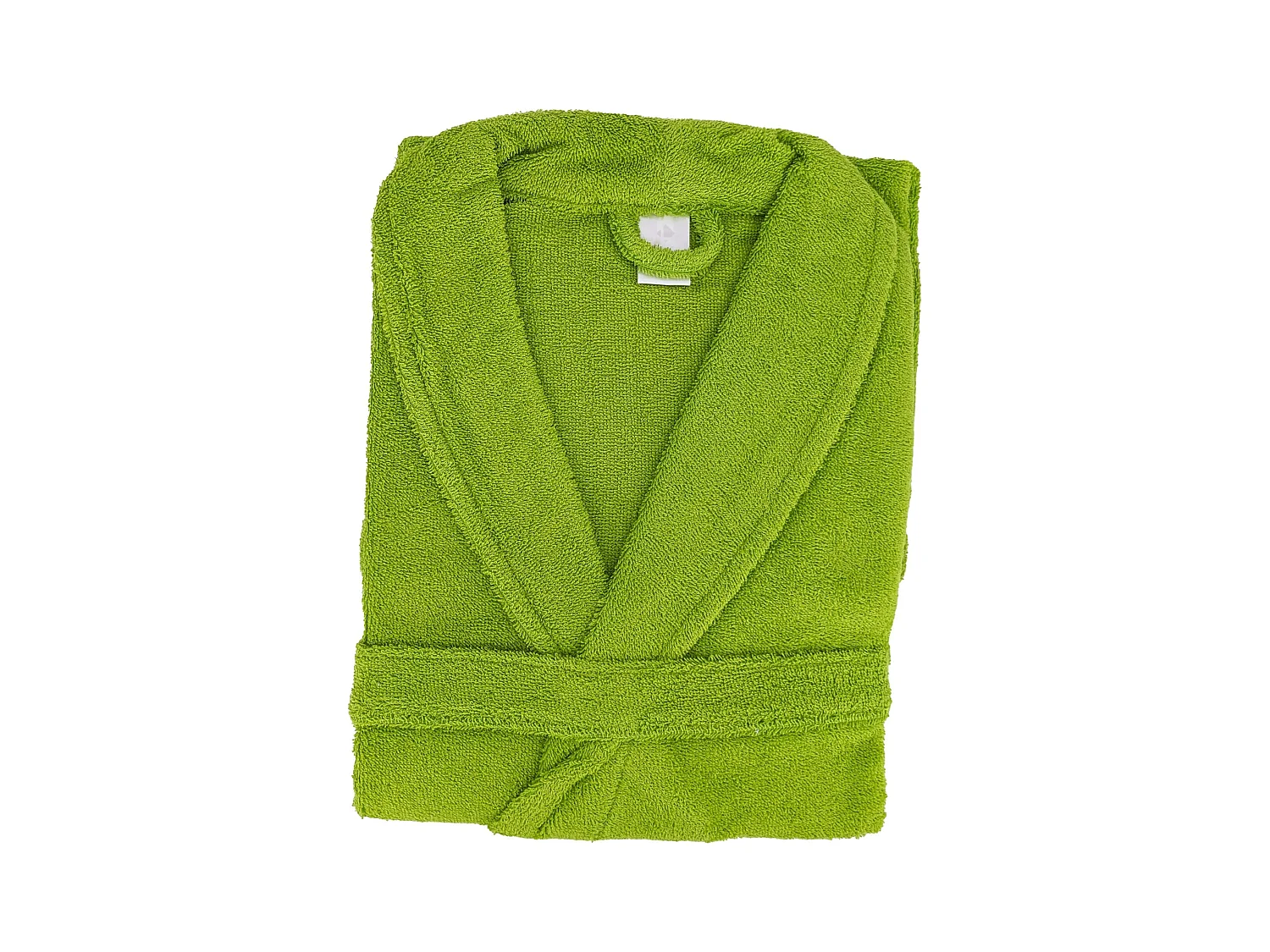 Peignoir col châle adulte ALPHA coton taille XL vert pistache
