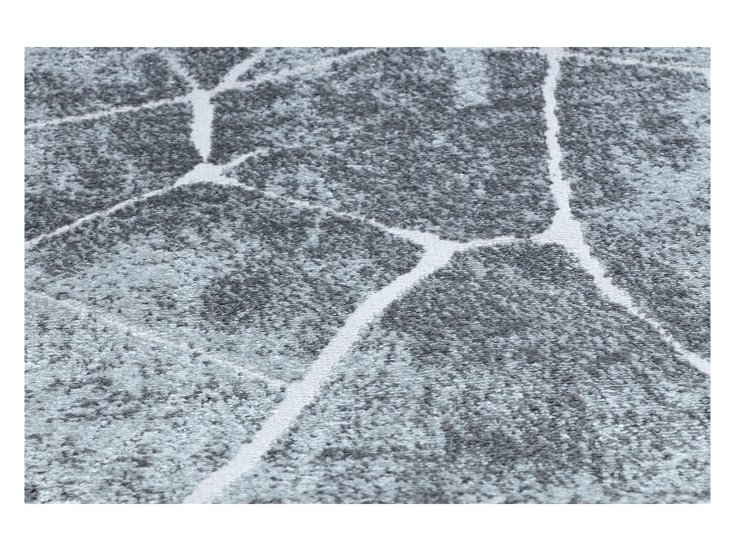 Alfombra de pasillo Structural MEFE 2783 Mármol dos niveles de velló 100x850 cm