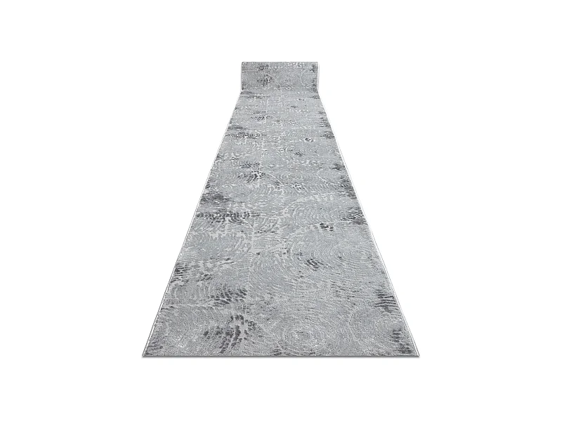 Läufer Strukturell MEFE 8725 zwei Ebenen aus Vlies grau 100x140 cm