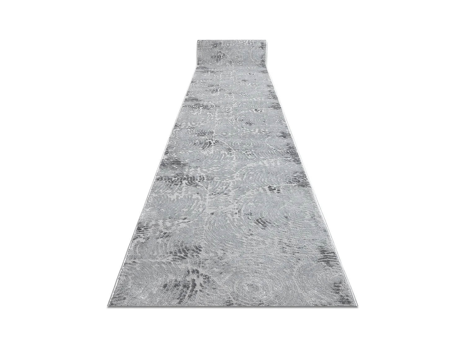 Läufer Strukturell MEFE 8725 zwei Ebenen aus Vlies grau  120x840 cm