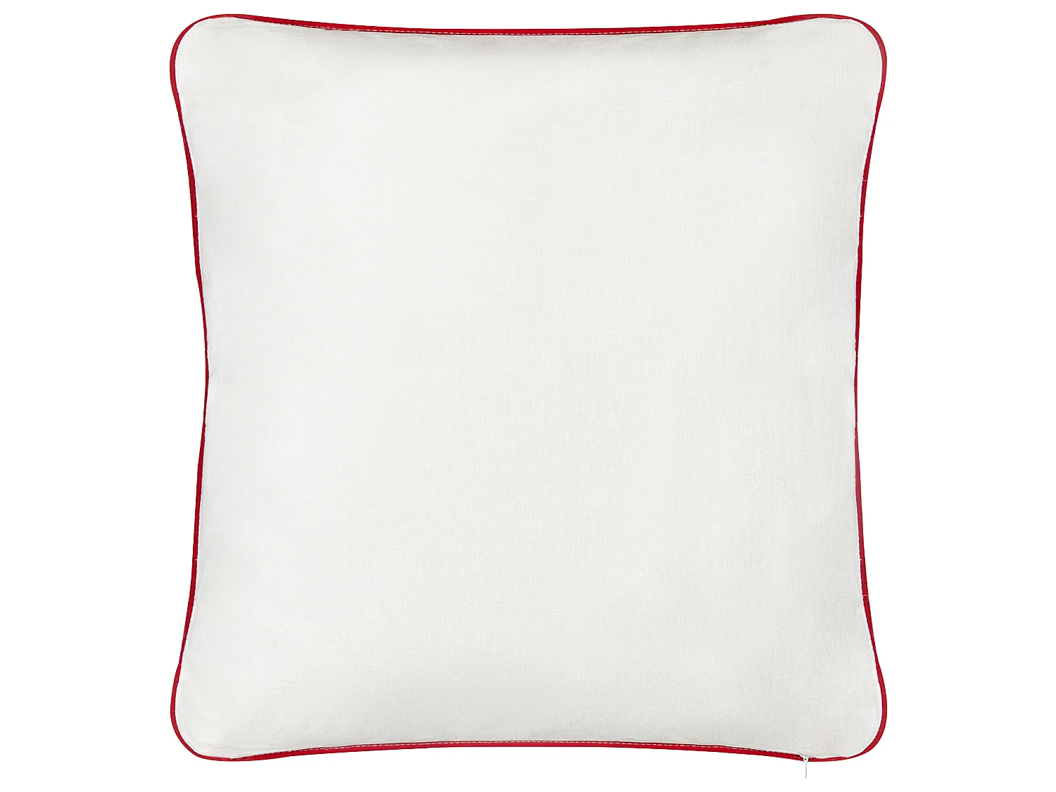 Set di 2 cuscini PERIWINKLE Cotone 45 x 45 cm Bianco Trama a cuore