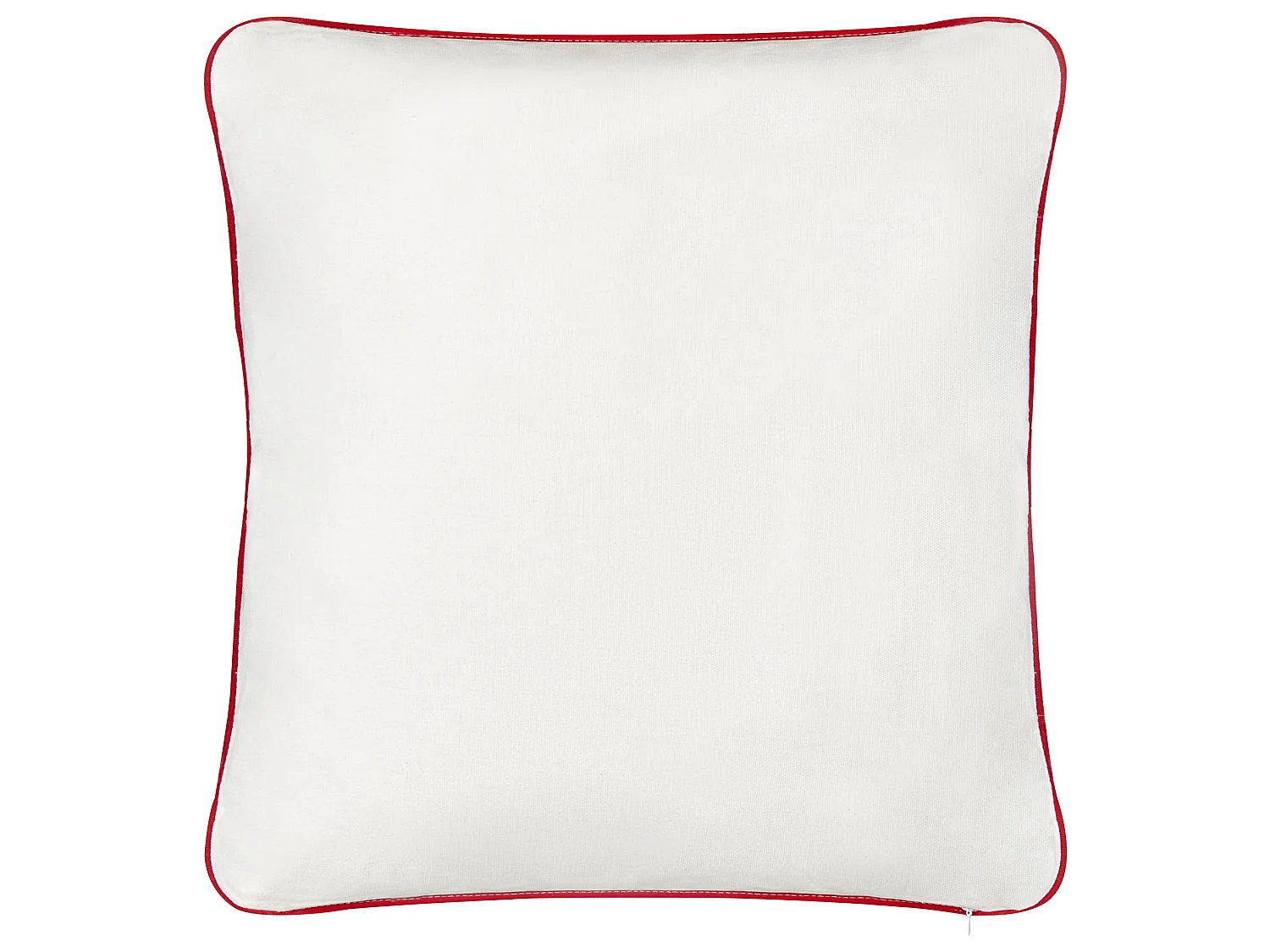 Set van 2 decoratieve kussens PERIWINKLE Katoen 45 x 45 cm Wit Hart patroon