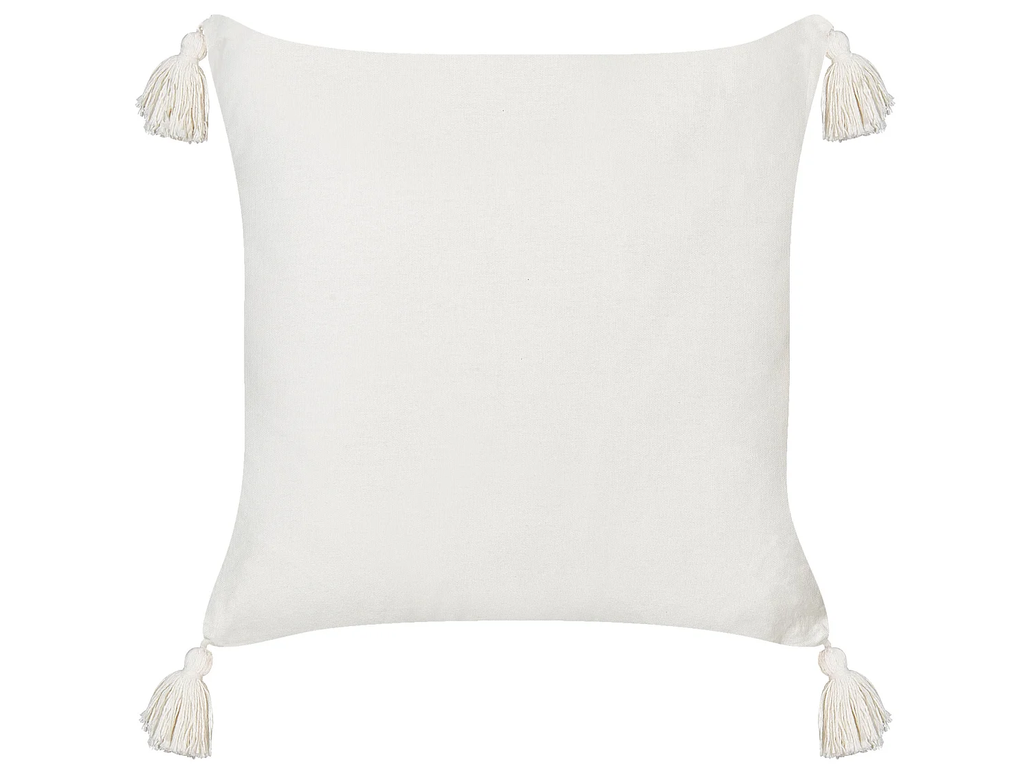 Lot de 2 coussins décoratifs BANKSIA Coton 45 x 45 cm Rouge À rayure