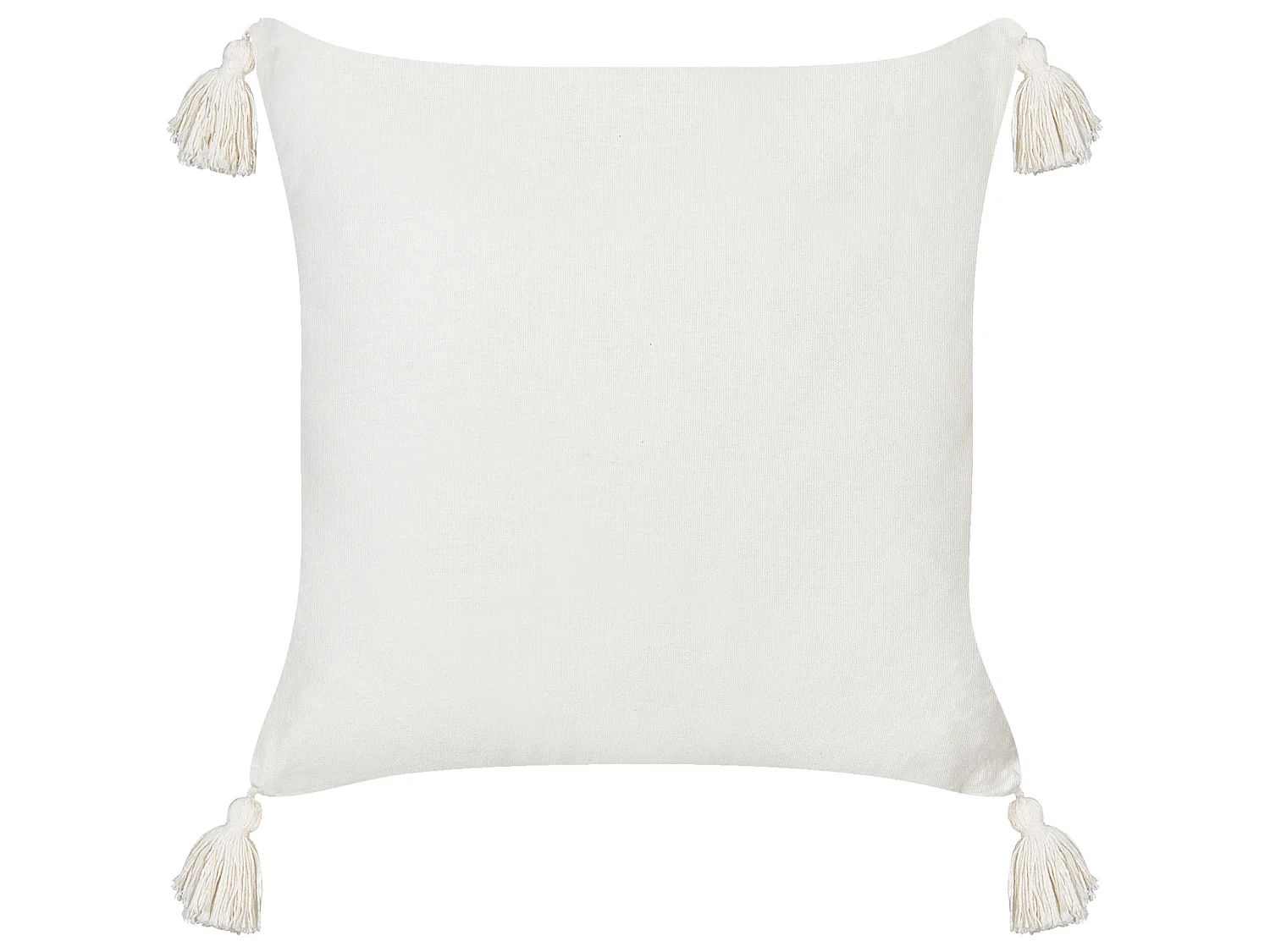 Set med 2 prydnadskuddar BANKSIA 45 x 45 cm Bomull Röd Randigt