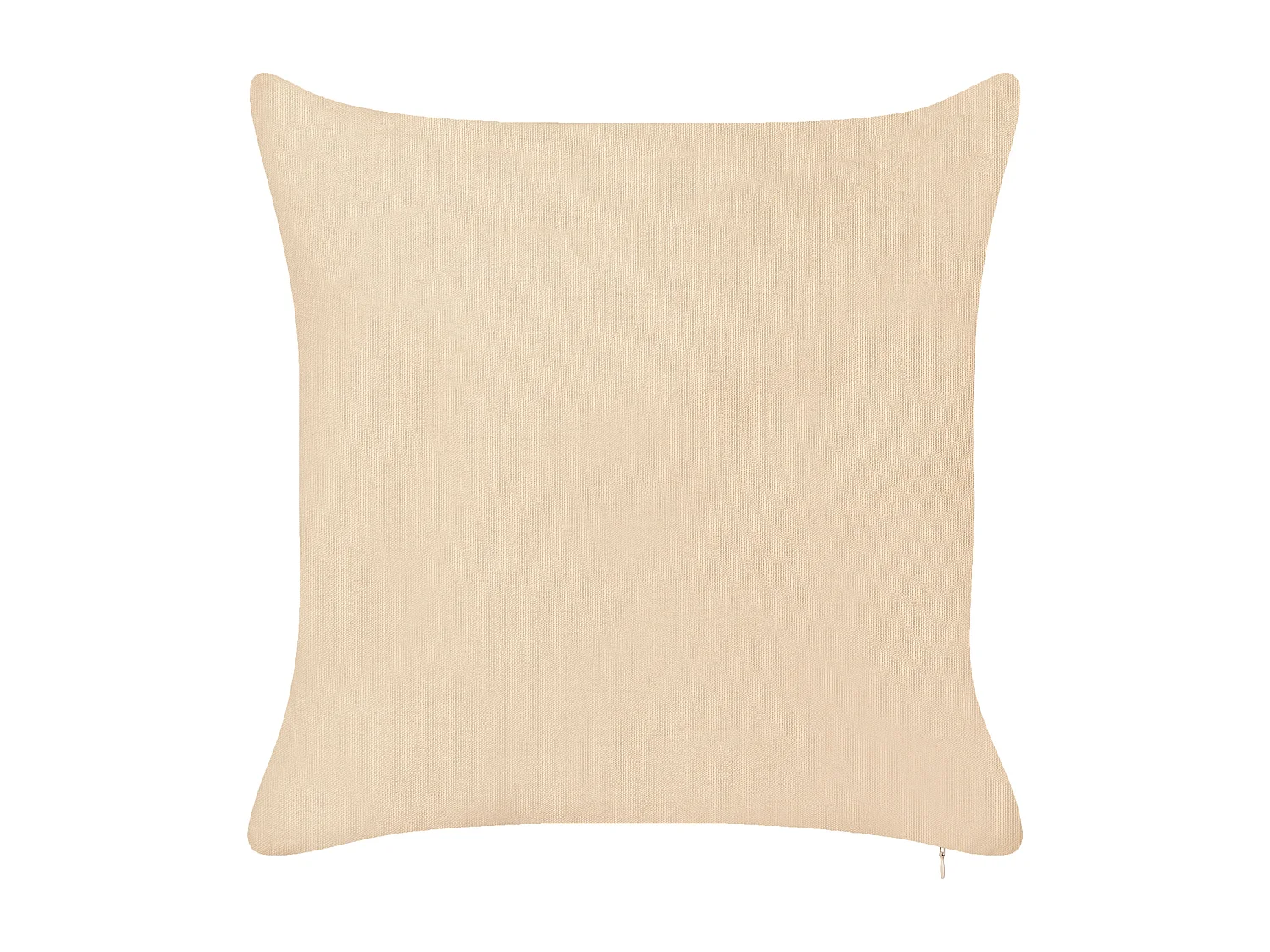 Lot de 2 coussins décoratifs ROTALA Coton 45 x 45 cm Beige Texte