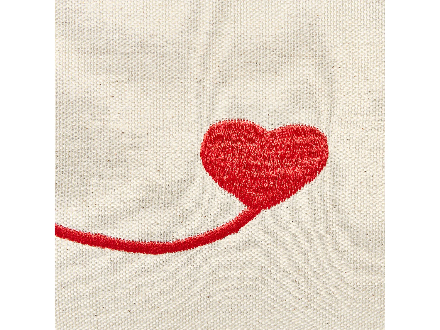 Set di 2 cuscini PLUMERIA Cotone 45 x 45 cm Beige Scritta