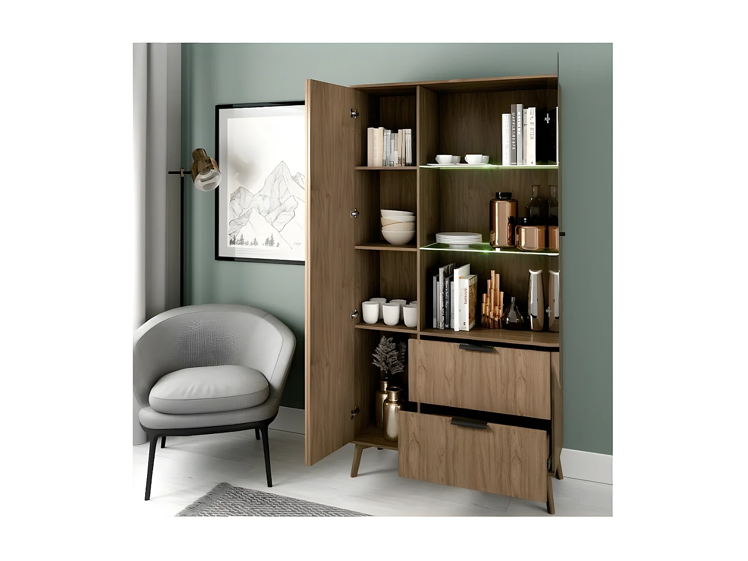 Vetrina Seewen/Marrone/In Magazzino