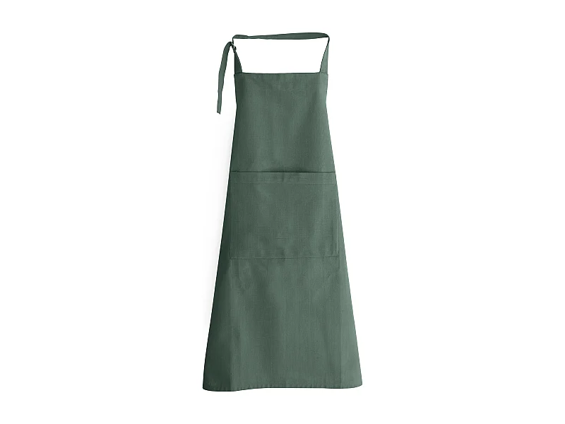 Tablier de cuisine coton 70x90cm collection YUCO vert cèdre