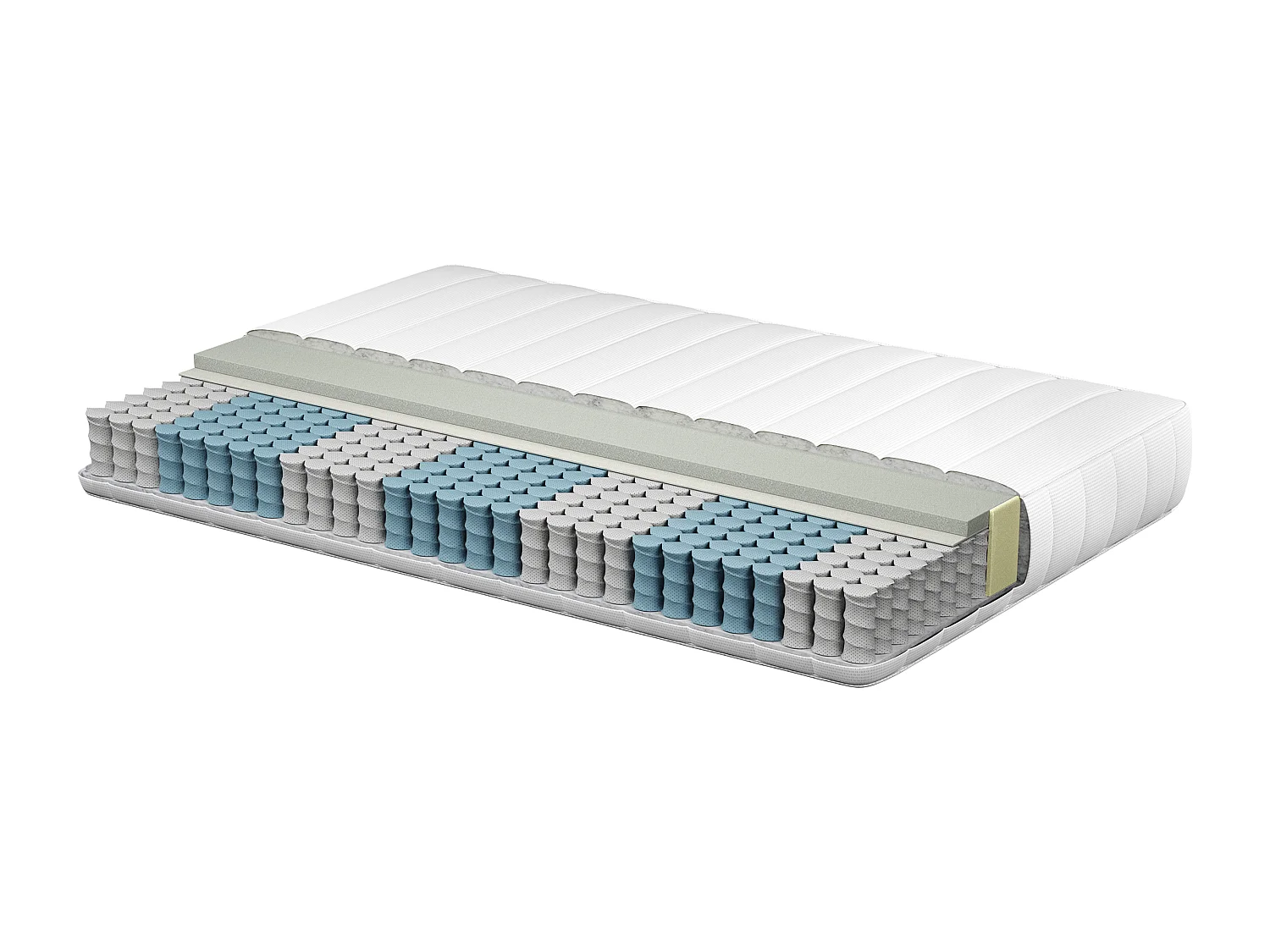 Matelas à ressorts ensachés ROOMY Moyennement ferme 160 x 200 cm