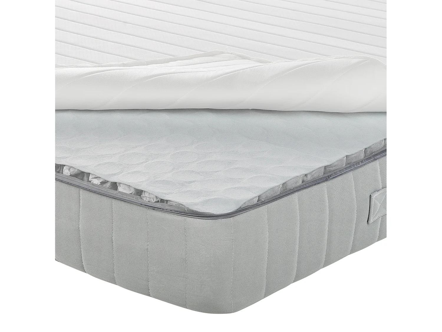 Matelas à ressorts ensachés avec housse amovible ferme 90 x 200 cm ROOMY