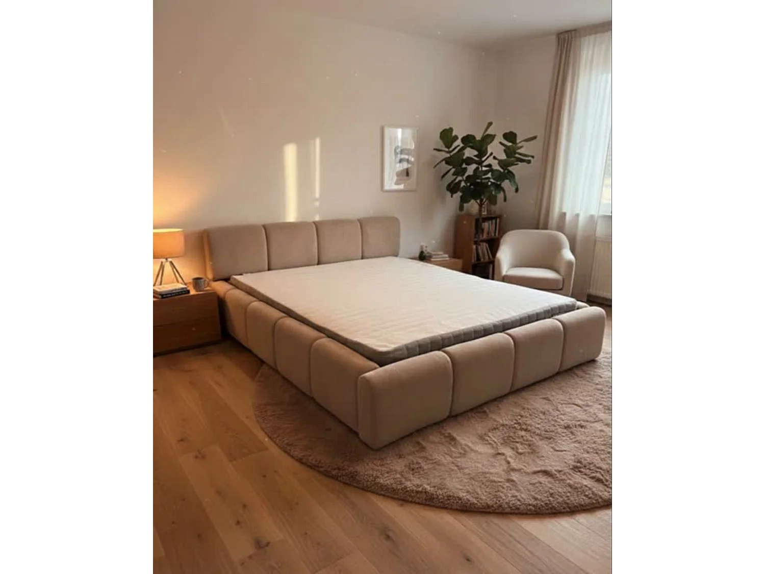 Matelas à ressorts ensachés ROOMY Ferme 160 x 200 cm