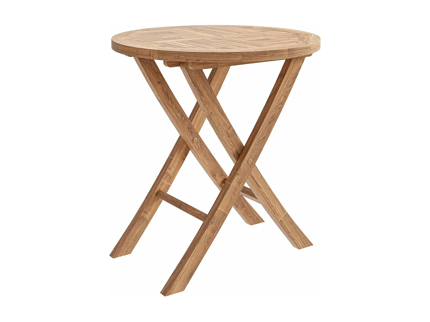 Table de jardin ronde en teck - 70 cm - MATIVER