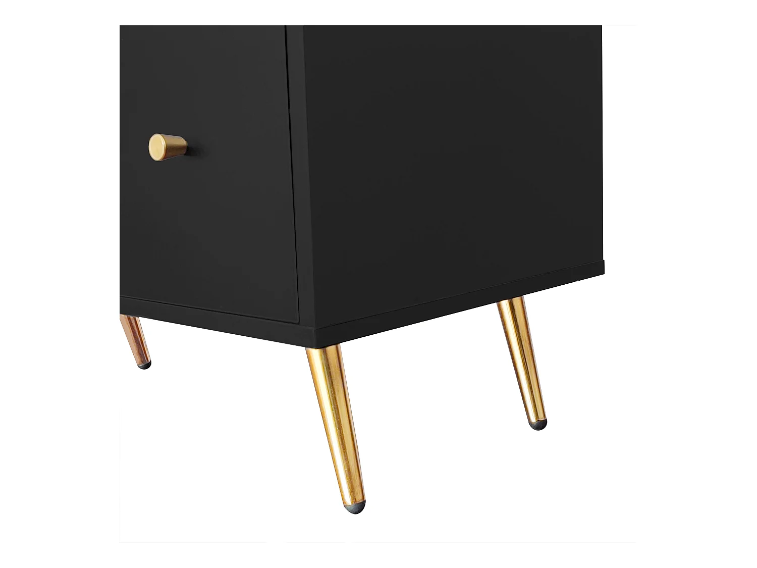 Aparador con LED y almacenaje multifuncional - en MDF - estilo moderno - Negro