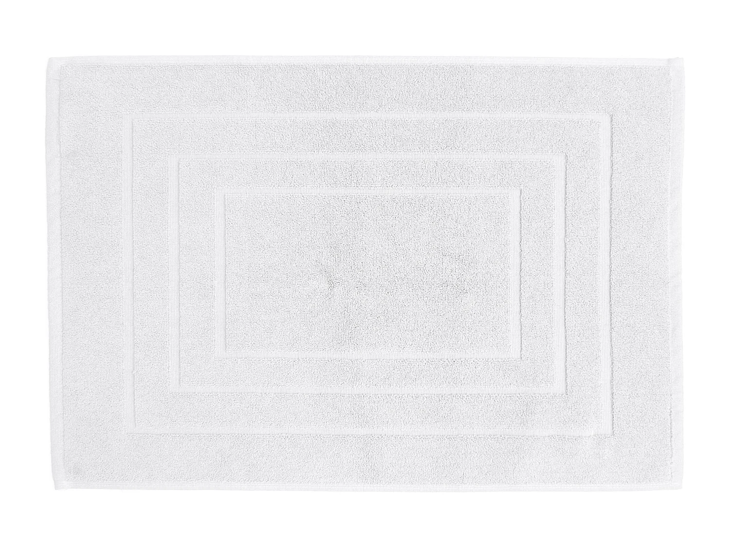 Tapis de bain coton 1000g/m2 collection NAÏA 60x40 cm Blanc