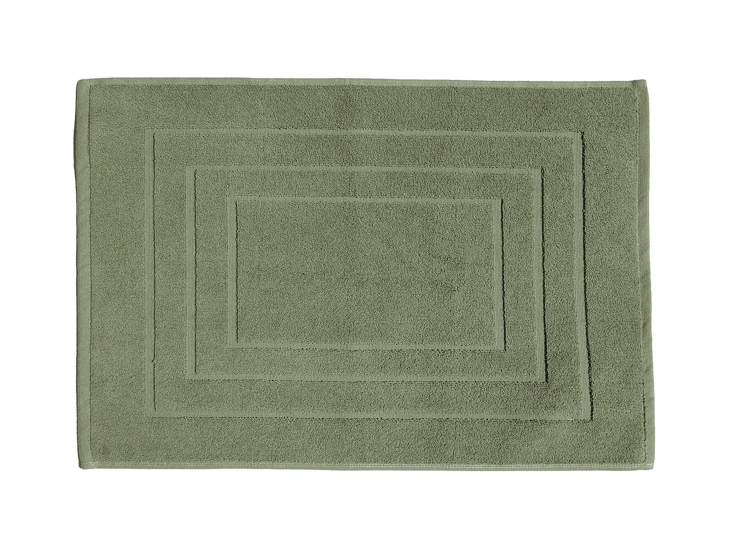 Tapis de bain coton 1000g/m2 collection NAÏA 60x40 cm vert Olive
