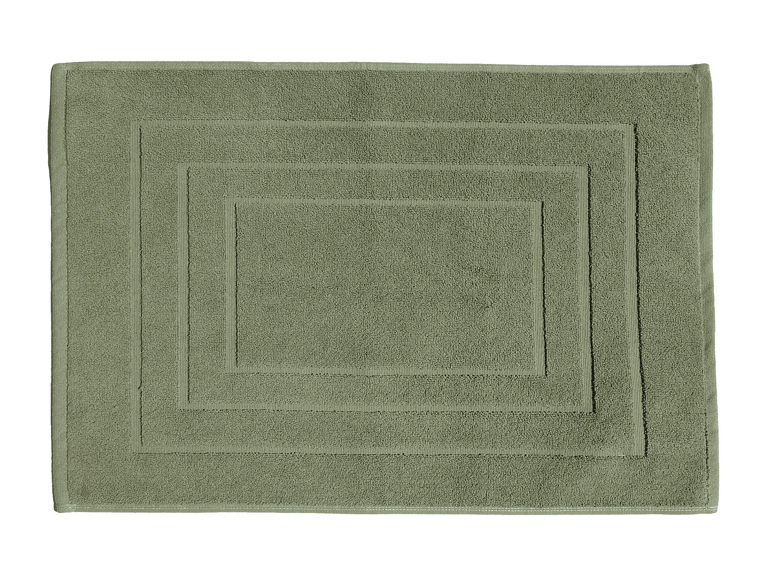 Tapis de bain coton 1000g/m2 collection NAÏA 60x40 cm vert Olive