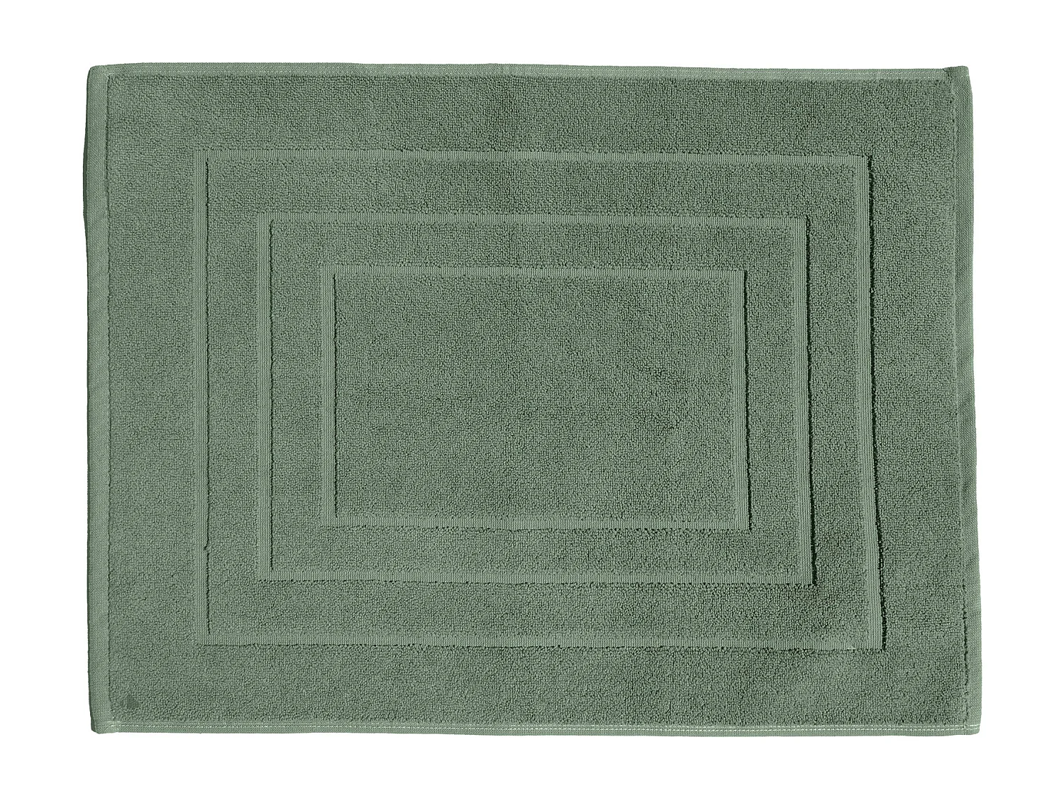 Tapis de bain coton 1000g/m2 collection NAÏA 80x60 cm vert Olive